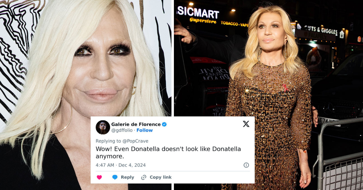Donatella Versace Sparks Buzz with “New Face” at The Devil Wears Prada Musical Premiere