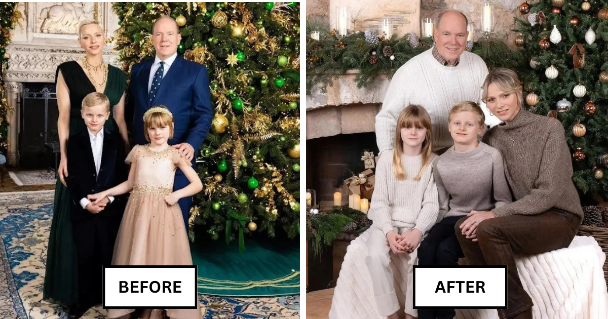 Monaco Royals’ 2024 Christmas Card Features a Dramatic Shift in Tone from Last Year